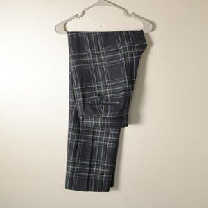 J Crew Plaid Wool Dress Pants (33x32)